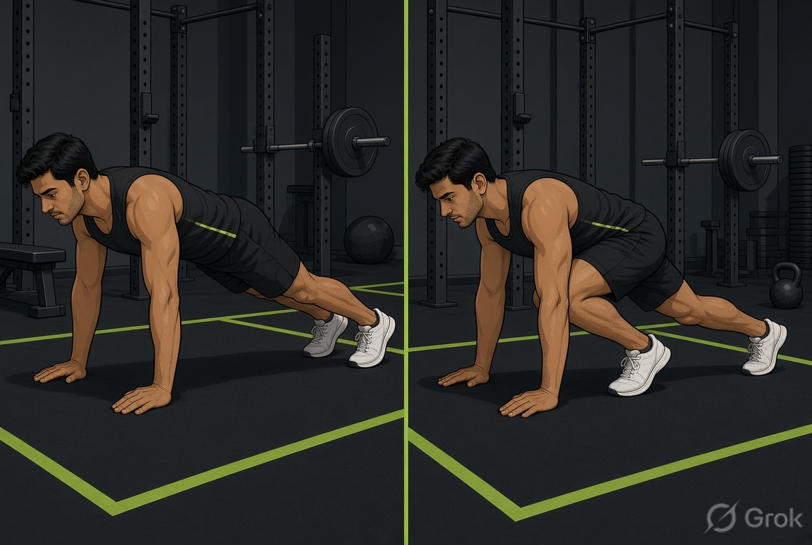 How to do it — start on the left, finish on the right