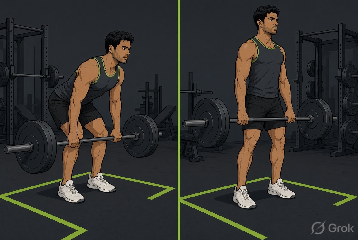 How to do it — start on the left, finish on the right