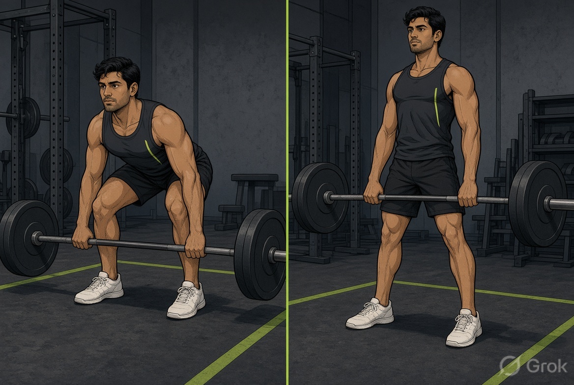 How to do it — start on the left, finish on the right